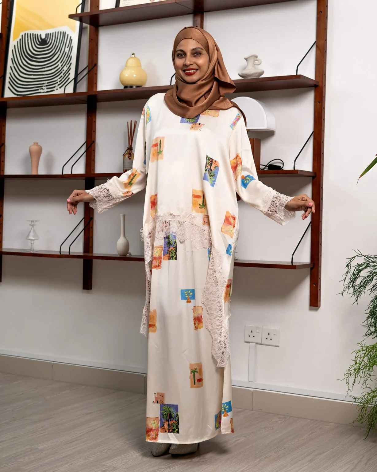 Frosty Cream Trendy Raya Kurung